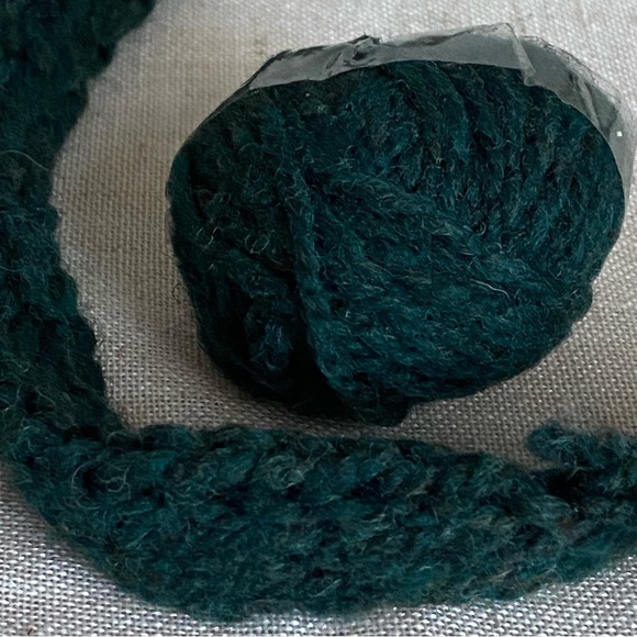 Handmade Chunky Knit Hobo Bag crossbody Purse carry all Boho Hippie green tan - Picture 5 of 16